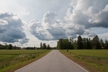 road in the countryside