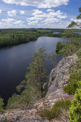 rocks by the lake