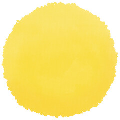 Watercolor, ink texture. Round shape stain, spot, blot. Vector Illustration.