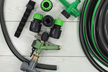 garden watering garden irrigation accessories hose and spuzziono with fittings