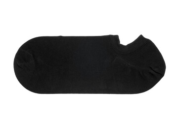 Black socks isolated on white background