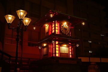 Botchan Karakuri Clock in Matsuyama, Ehime, Japan - 坊っちゃん カラクリ時計