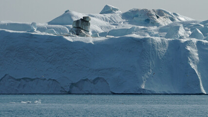 iceberg in the sea, Ilulissat Icefjord, Illulissat, Greenland