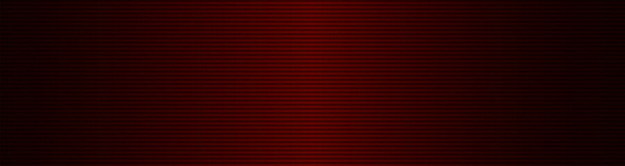 wide striped lined horizontal glowing background. Scan dark red screen - obrazy, fototapety, plakaty