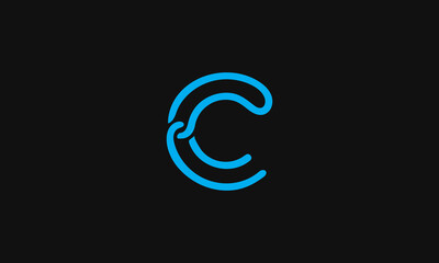 abstract blue c and colorful c letter  logo design for your brand | company | corporate | business