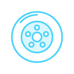 Illustration Vector Graphic of Wheel Steering icon