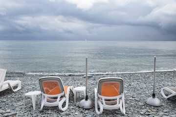 Temps orageux dans le cap Corse