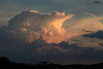 clouds at sunset