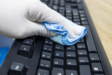 Concept Prevention cleaning frequently, Focus on the high traffic areas that enable pathogens to...