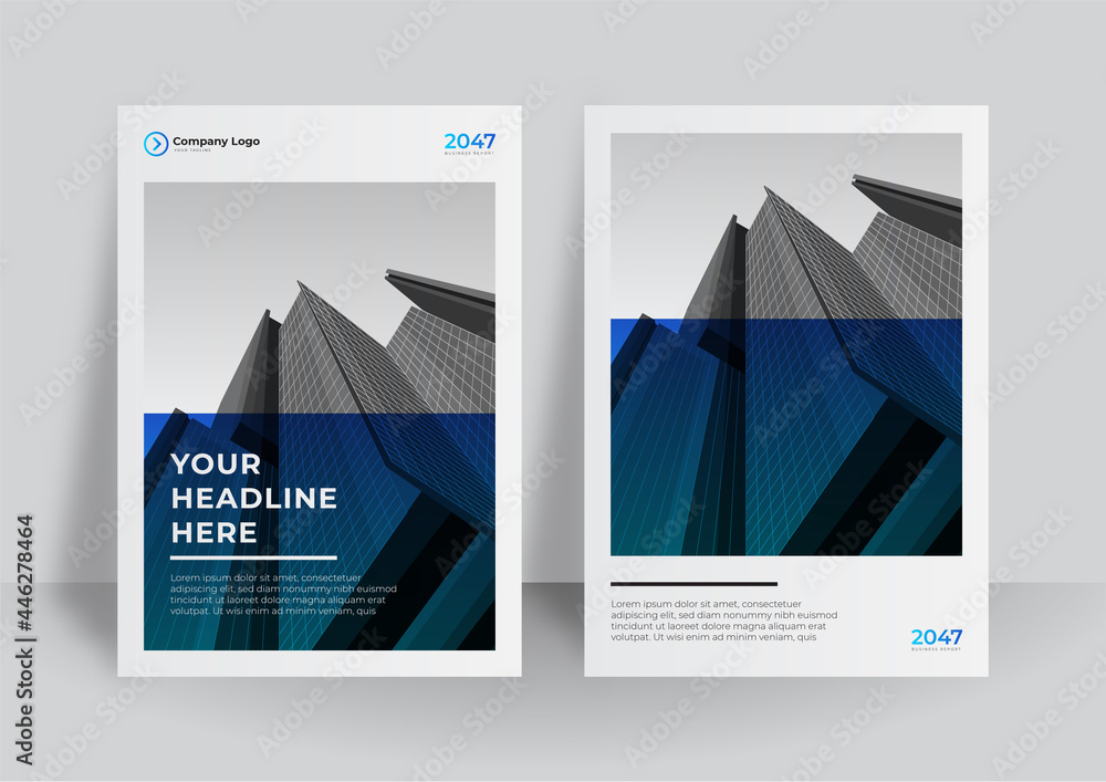 Aufkleber corporate cover design or brochure template background for business design. modern business flier la