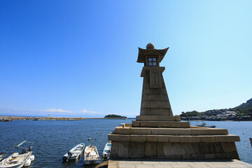 広島県福山市　鞆の浦　常夜灯