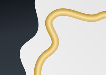 Abstract gold on black metallic texture with simple text design modern luxury futuristic background vector illustration. Simple black gold white abstract background