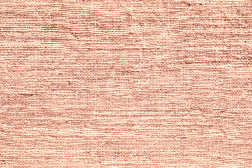 Red cotton weave fabric texture