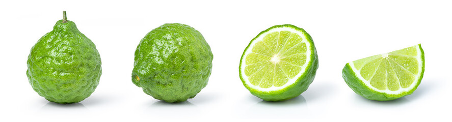 Bergamot fruit isolated on white