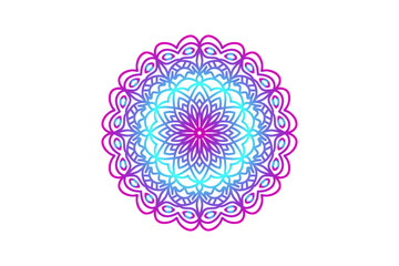 mandala floral circular pattern