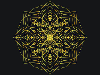 mandala flower circular pattern