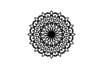 mandala flower circular pattern
