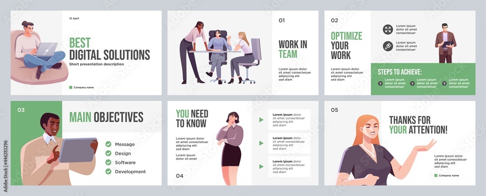 Poster presentation and slide layout background. design template with business people. use for business ann
