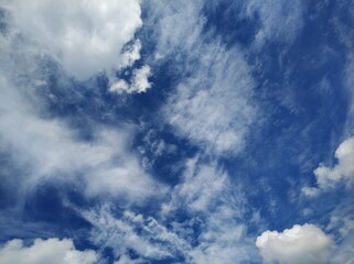 Blue sky with clouds