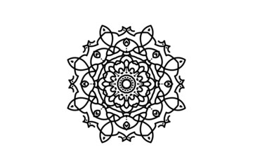 mandala circular pattern flower