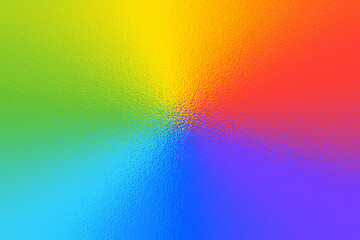 Multicolor background. Bright color texture. Rainbow gradient. Iridescent ombre. Background with metallic effect for design prints. Colour metal texture. Colours abstract surface. Vector illustration