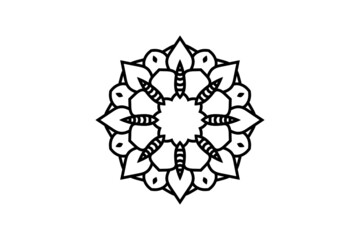 mandala circular pattern flower