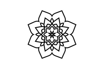 mandala circular pattern flower