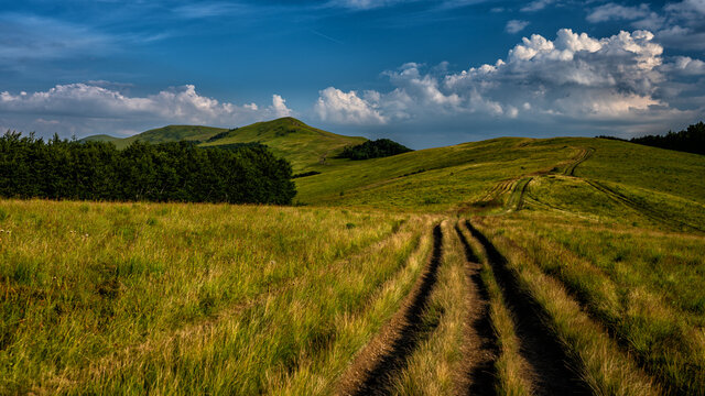The Eastern Bieszczady. Pikuj Mountain range. Ukraine.