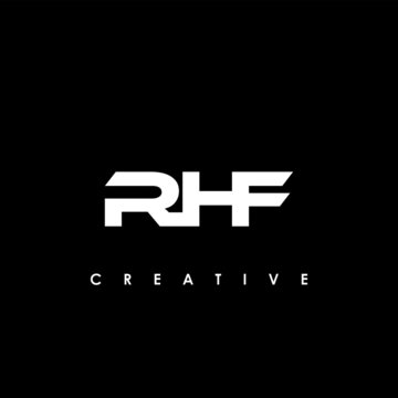 RHF Letter Initial Logo Design Template Vector Illustration