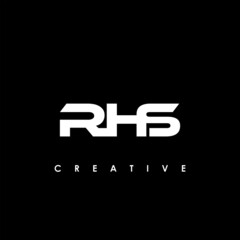 RHS Letter Initial Logo Design Template Vector Illustration