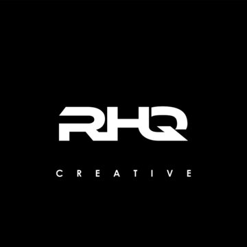 RHQ Letter Initial Logo Design Template Vector Illustration