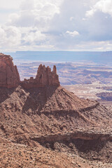 Fototapeta na wymiar Canyonlands Hiking Viewpoint