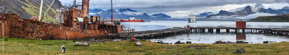 Sticker Grytviken panorama