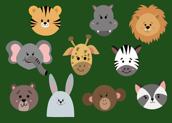 set of animals