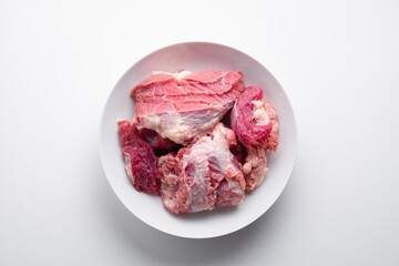 Small pieces of Indonesian local beef