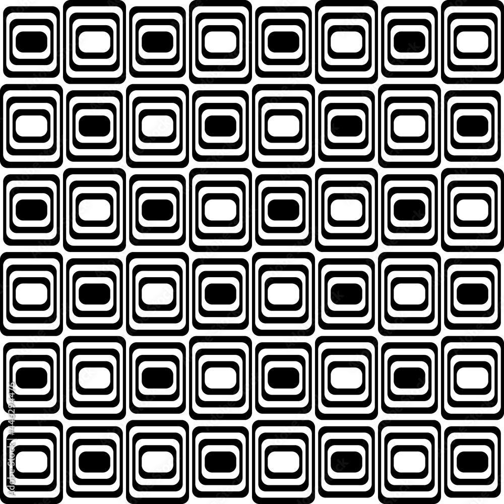 Poster in one rounded shapes wallpaper. vector seamless rounded shapes.