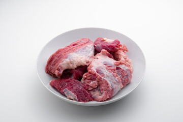 Small pieces of Indonesian local beef