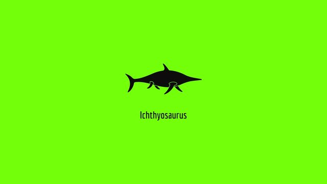 Ichthyosaurus icon animation