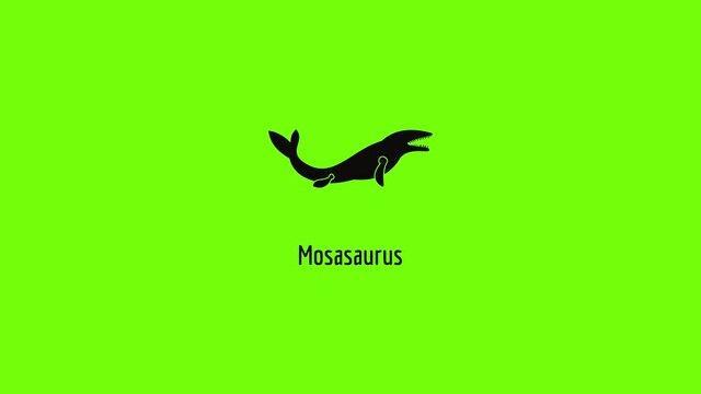 Mosasaurus icon animation