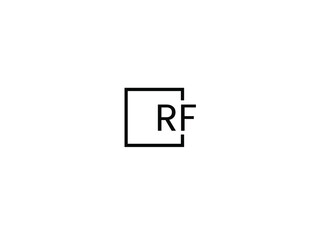 Fototapeta premium RF Letter Initial Logo Design Vector Illustration 