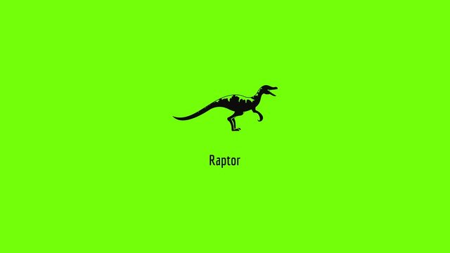Raptor icon animation