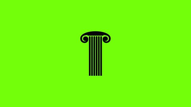 Marble column icon animation