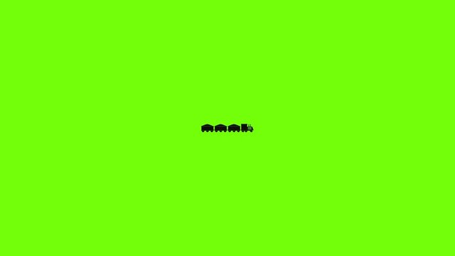 VIP train icon animation