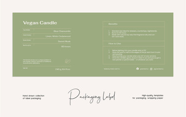 Hand drawn line art cosmetics vector label design template. Beauty illustration of elegant signs and badges for beauty, natural cosmetics, wellness, creative agency, fashion, wedding