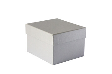 Jewelry gift box isolated on white background