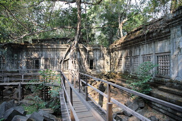 View of Beng Melea temple, Cambodia