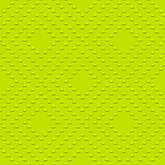 Green luxury background with beads and rhombuses. Seamless vector illustration. 