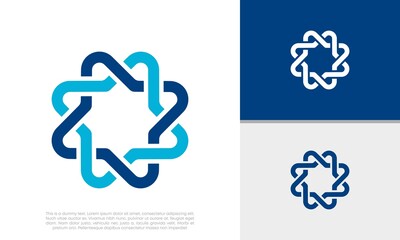 Human Resources Consulting Company, Global Community Logo	