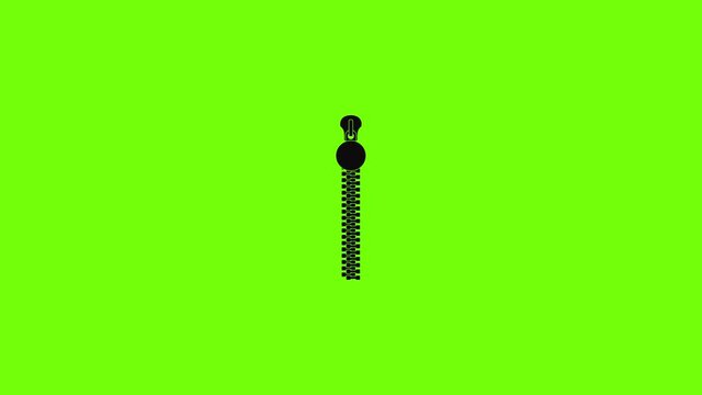 Bulb zip icon animation