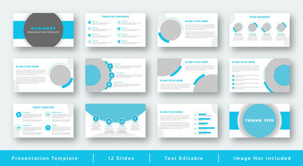 Pitch decks or minimalist presentations slide for business plans and investments